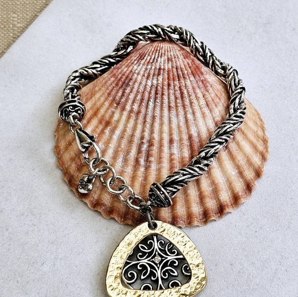 Brighton Highland Park Bracelet with Two-Tone Two-Piece Charm - Picture 9 of 16